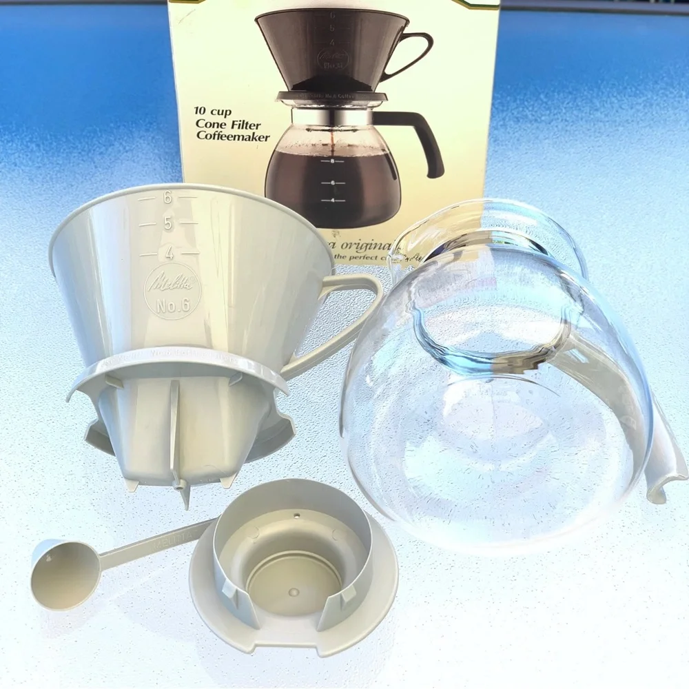 Melitta® 10-Cup Pour-Over Cone Filter Coffeemaker